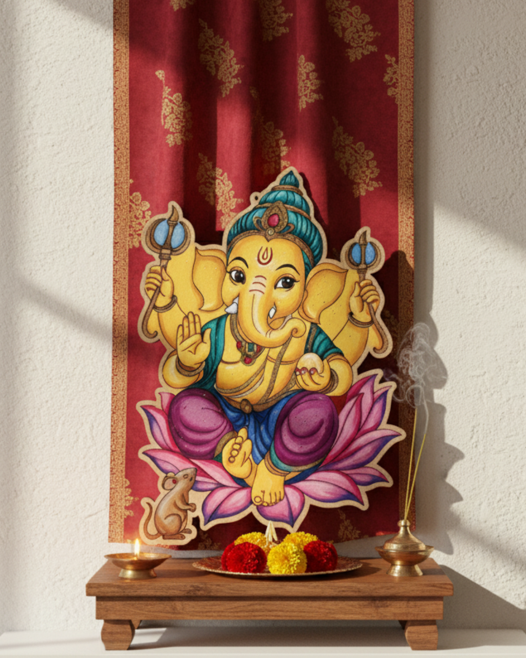 Unique Ganesha Gift Set – DIY Cultural Painting Kit for Adults & Teens (Diwali/Housewarming)